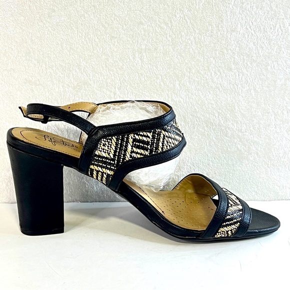 Life Stride Shoes - LIFESTRIDE SOFT SYSTEM Luna Sandals Womens 9.5‎ W Shoes Heels 3.5 in Block Heel